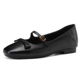 Chaussures Femme Bride Cheville Plates Noeud Élégantes Chic Cuir