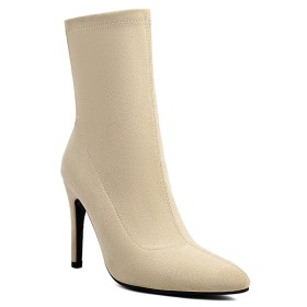 Beige Ankle Boots Booties Boots Online Sale Boots Store BuyShoes.Shop