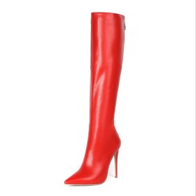 Knee High Boots Tall Boots Classic Stilettos Pointed Toe High Heels