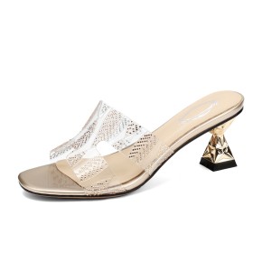 Transparente Mules Taille 39.5 Souliers Femme Pas Cher BuyShoes.Shop