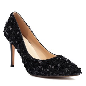 Glitter Formele Pumps Naaldhakken 8 cm Highheel Mode Schoen