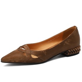 Pelz Klassisch Mit 3 cm Niedriger Absatz Loafers Bequeme 2024 Schuhe Leder Elegante