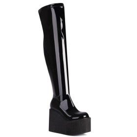 Flat Shoes Tall Boot Comfort Fashion Thigh High Boot For Women Faux Leather
