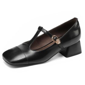 Bronx NEXT WAGON - Ballerina's met enkelbandjes - powdered blue/black/blauw