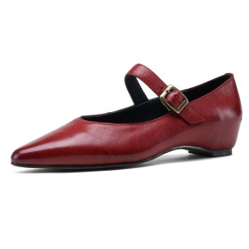 Chunky Heel Low Heel Comfort Beautiful Leather Classic Business Casual Shoes