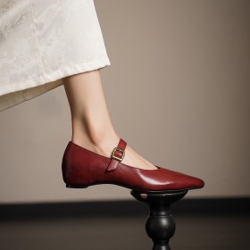 Comode Eleganti Scarpe Business Casual Tacchi Largo Tacco Bassi Punta Chiusa Lacci Caviglia Scarpe Cerimonia