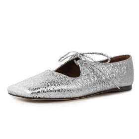 Comfort Sparkle Dames Schoenen Glitter Moccasin Shoes Veters