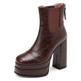Bruine Enkellaarsjes Maat 43 Laarzen Dames, Boots Online | BuyShoes.Shop