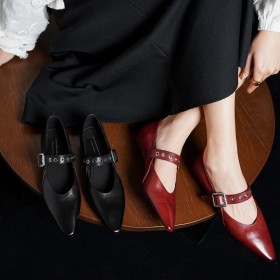 Business Casual Platte Comfortabele Going Out Met Enkelbandje Schoen
