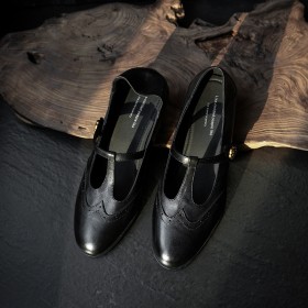 Klassiek Leer Vintage Met Enkelbandje Mary Janes Dames Schoenen Business Casual Comfort