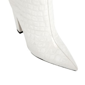 Cheap Classic Embossed Tall Boot Knee High Boots Riding Boot Patent 11