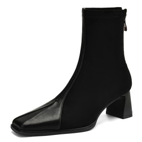 Black Ankle Boots Booties Low Heel Boots Online Sale, Boots Store |  BuyShoes.Shop