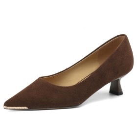 Bruine Pumps Schoenen Dames Schoenenwinkel Online BuyShoes.Shop