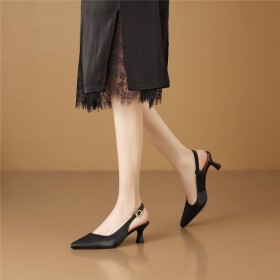 Satin Mit 5 cm Niedriger Absatz Elegante Absatzschuhe Schuhe Damen Leder