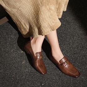 Flat Shoes Comfort Flower Dress Shoes Vintage Loafers Beautiful