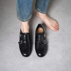 Comfort Oxford Retro Flache Schuhe Damen Klassisch