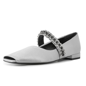 Peep Toes Bride Cheville Chaussures Élégant Plates