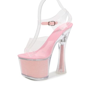 Pink Super High Heel Heeled Footwear Online Store BuyShoes.Shop