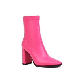 Rose Fushia Bottes Femme Pas Cher BuyShoes.Shop