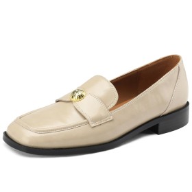 Schoenen Dames Business Casual Leer Klassiek Lak Loafers Comfortabele