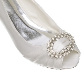 Con Strass Con Catena Scarpe Cerimonia Elegante Decolte Tacco Basso Kitten Heel