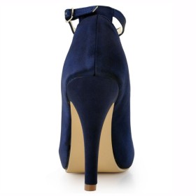 シューズ レディース バックル アンクル ストラップ パンプス ハイヒール 10cm 2221190314F
