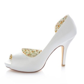 Schuhe Damen Stiletto Abendschuhe Elegante D orsay Mit 10 cm High Heel Peeptoe Stöckelschuhe