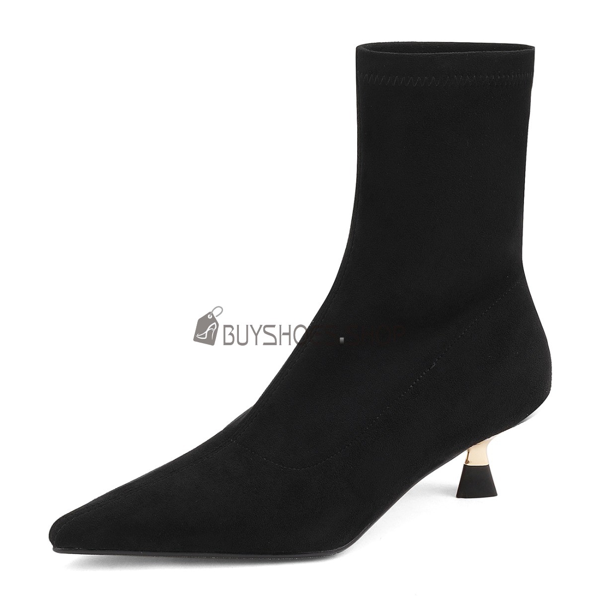 Sock Boots Comfortable Black Leather Ankle Boots Buy Black Standard/Wide  Fit Forever Comfort® Skinny Heel Ankle