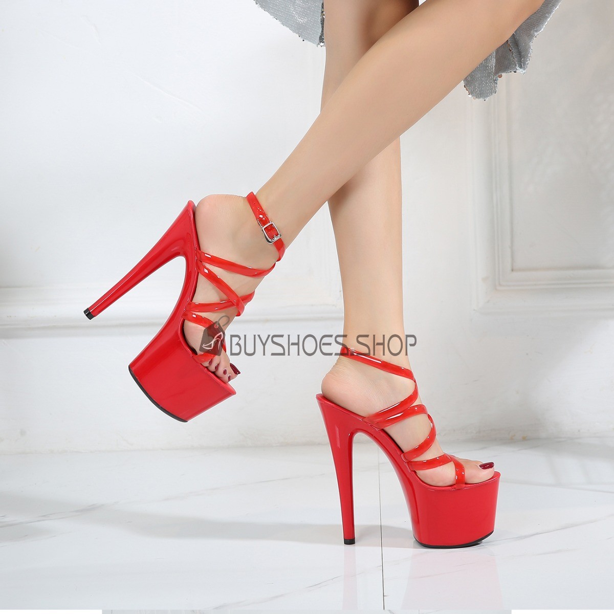 damen schuhe mit roter sohle