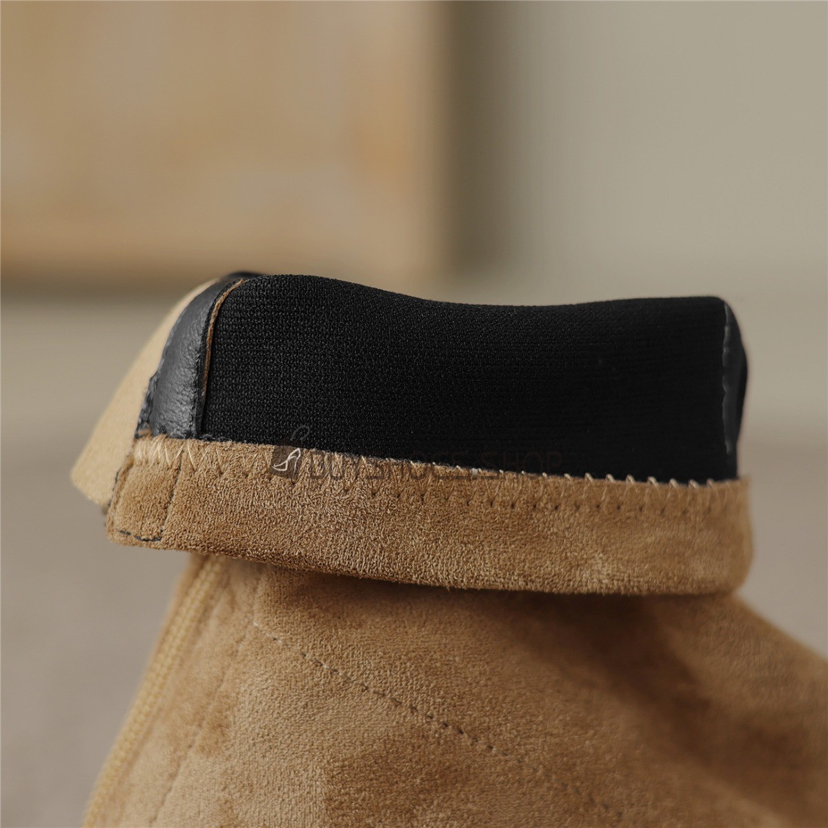 CHICMARK Comfortabele dameslaarzen met smalle hak en ritssluiting, Zwart, 38 EU