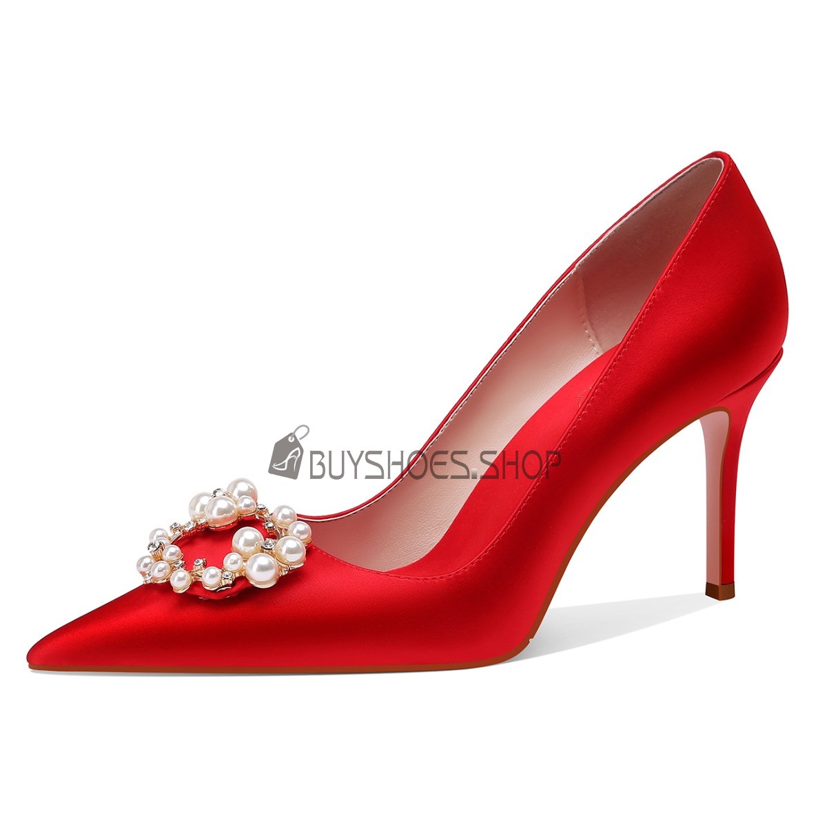 Red shoes 3 inch heel best sale