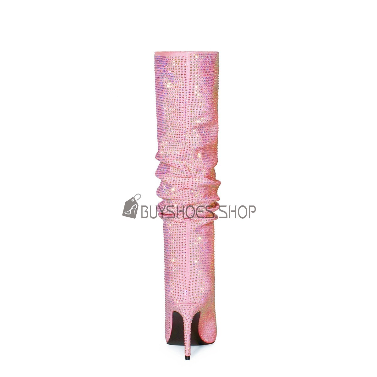 Cheap With Rhinestones Pointed Toe Formal Dress Shoes Tall Boot Sparkly  Luxury Stilettos 3 inch High Heel Knee High Boots For Women Modern Evening  Shoes 6024290293F | BuyShoes.Shop
