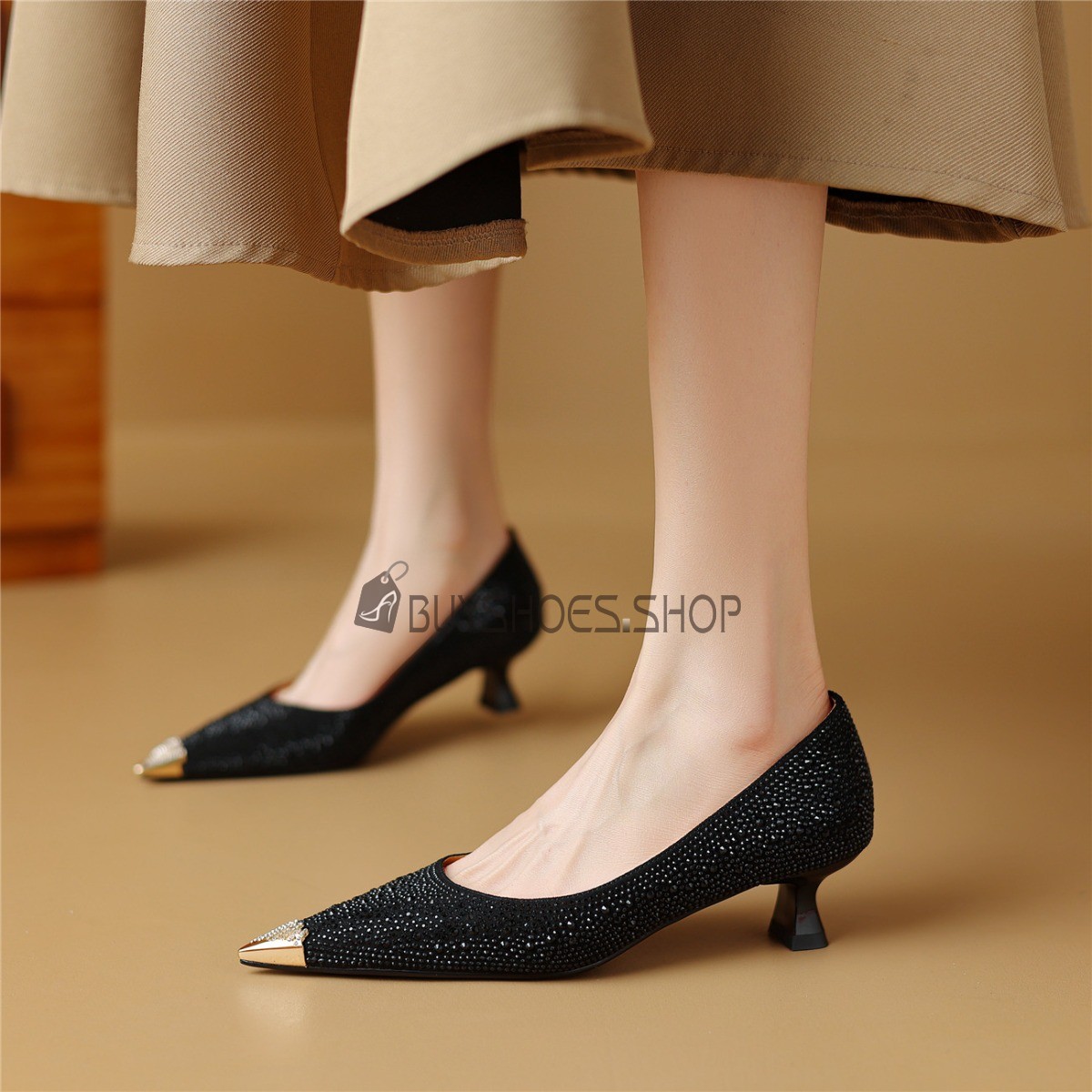 Sparkly Formal Dress Shoes Party Shoes Low Heel Pumps Thick Heel Faux Leather Elegant Sparkly Formal Dress Shoes Party Shoes Low Heel Pumps Thick Heel Faux Leather Elegant