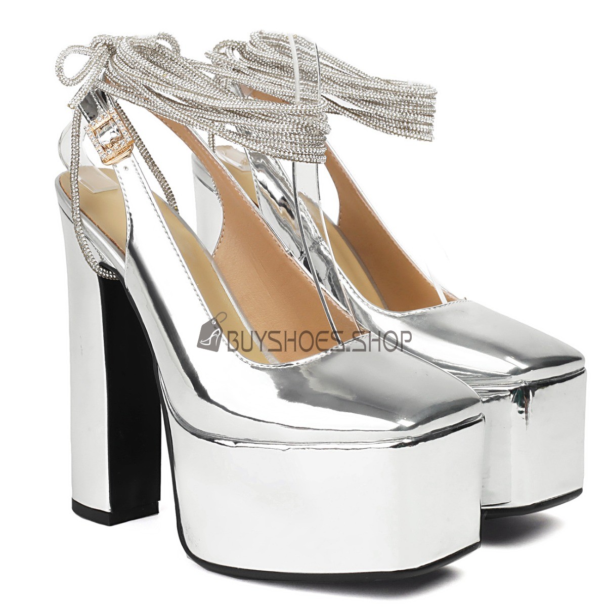 Heeled Sandals High Heels Mit SchnÃ¼rung Silber High Heels Beige