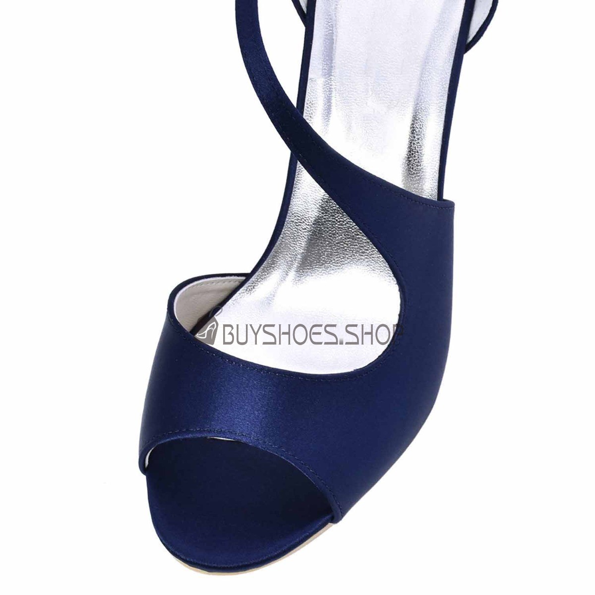 Shopping For cm High Heel Beautiful With Ankle Strap Navy Blue