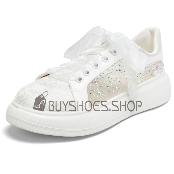 Xbemkste Ballerines Pour Femme - Chaussures Plates élégantes Avec Lanières De Perles