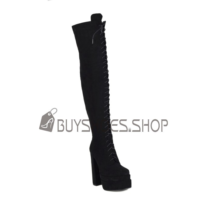 Bottes D'hiver Femme à Talon épais Avec Fermeture éclair - Style Cowgirl Ou Casual - Bottes Montantes Pour Sortie, Fête Ou Quotidien