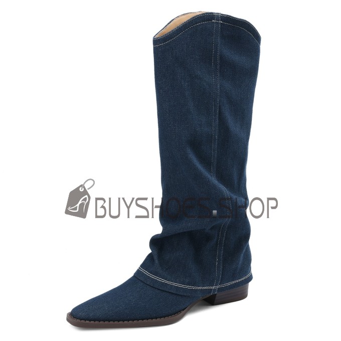 Winterstiefel Schlupfstiefeletten Flach Ankle Boots Stiefeletten