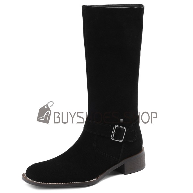 Damenstiefel Halbhoch Stiefel Halbhoch Flach 93' Fella